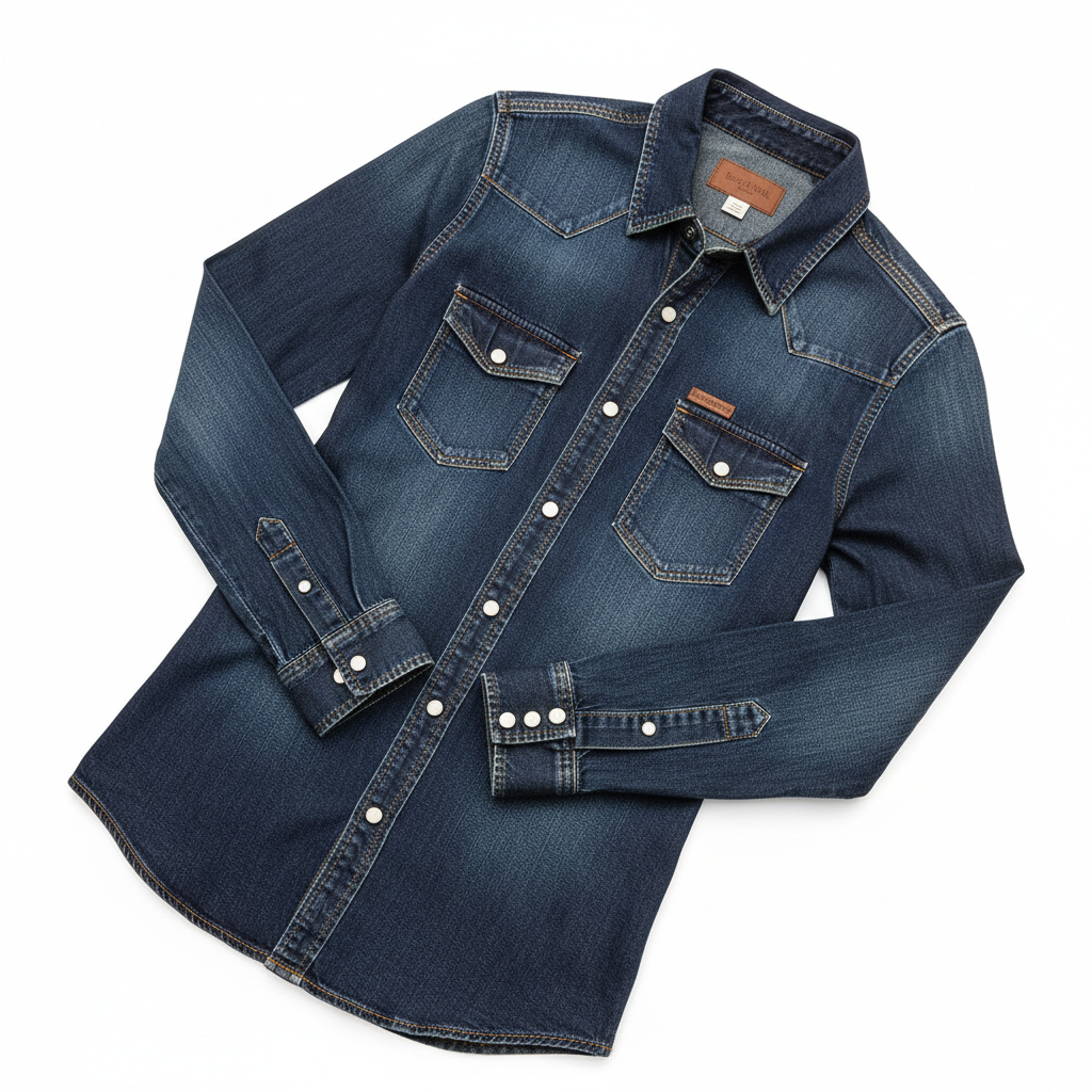 Slim Fit Denim Shirt
