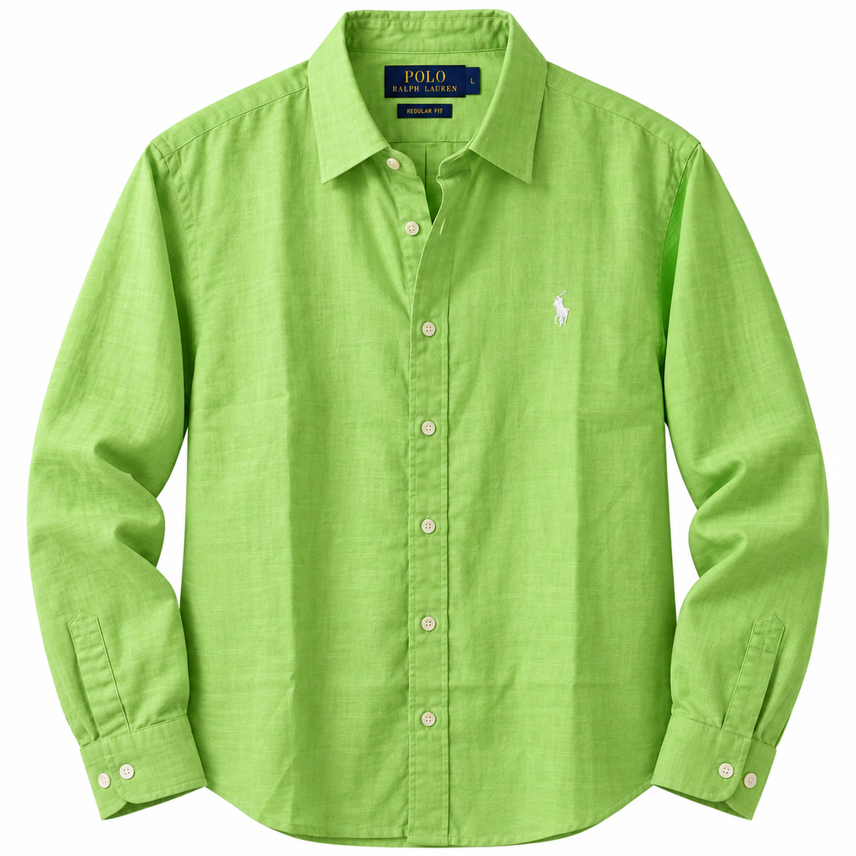 Men’s Remi/Linen Blended Cotton Shirt - Classic Lemon