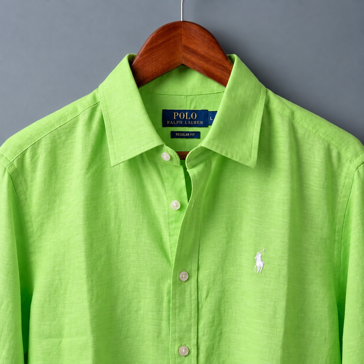 Men’s Remi/Linen Blended Cotton Shirt - Classic Lemon