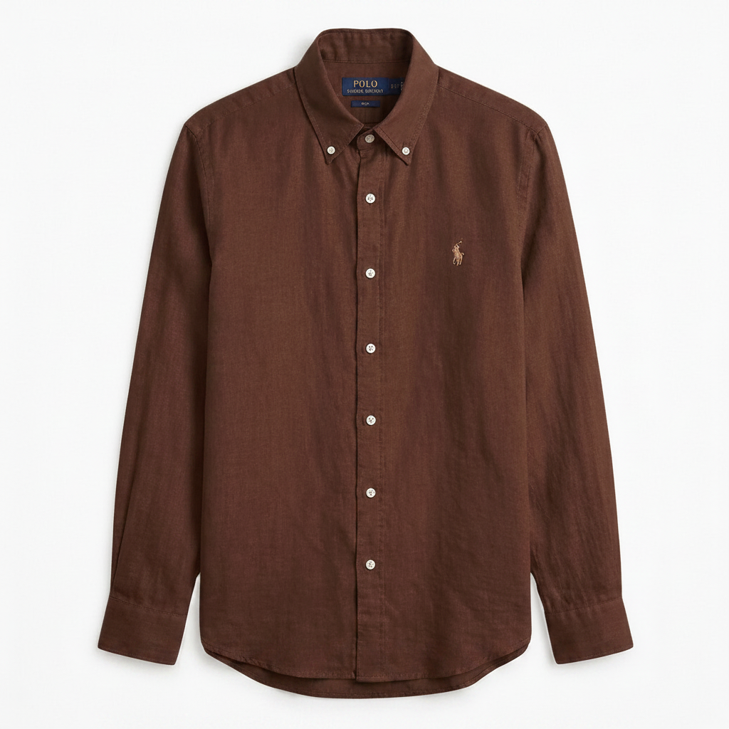 Brown Linen Shirt
