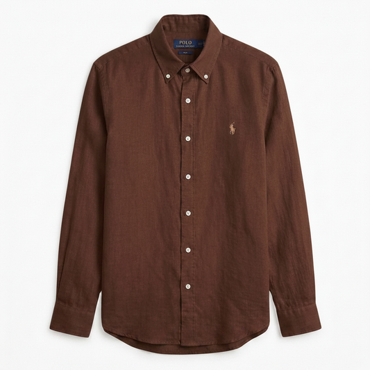 Brown Linen Shirt