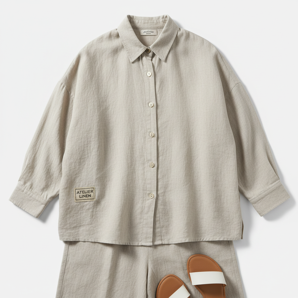 Women's Oversized Linen Shirt