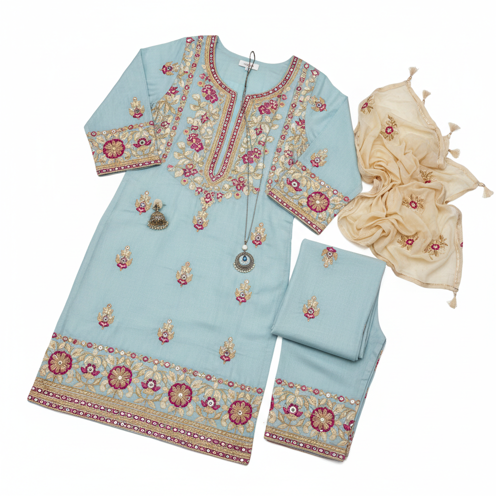 Women's Embroidered Kurti