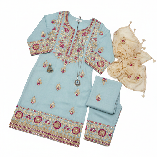 Women's Embroidered Kurti