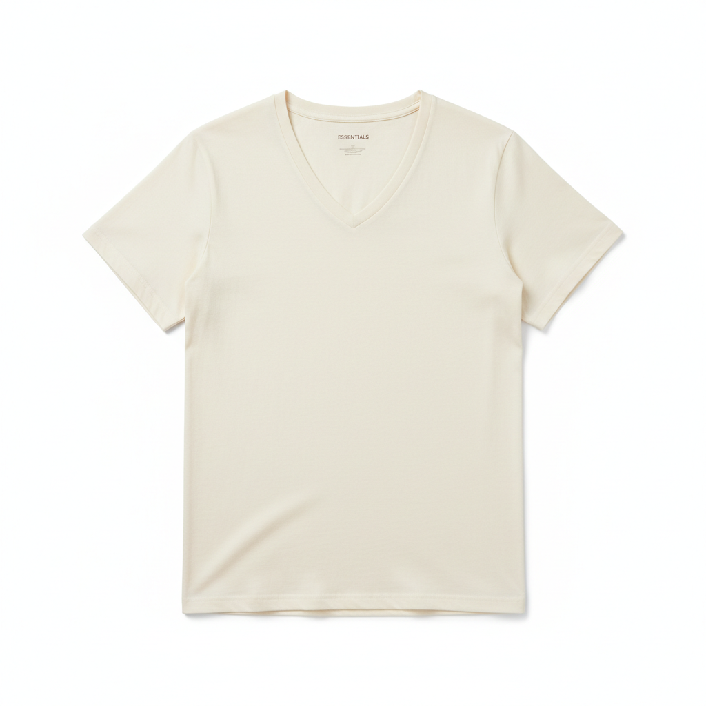 Essential Plain V-Neck T-Shirt