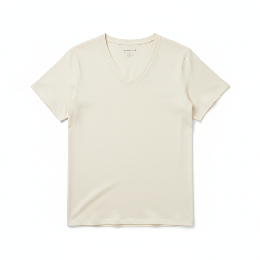 Essential Plain V-Neck T-Shirt