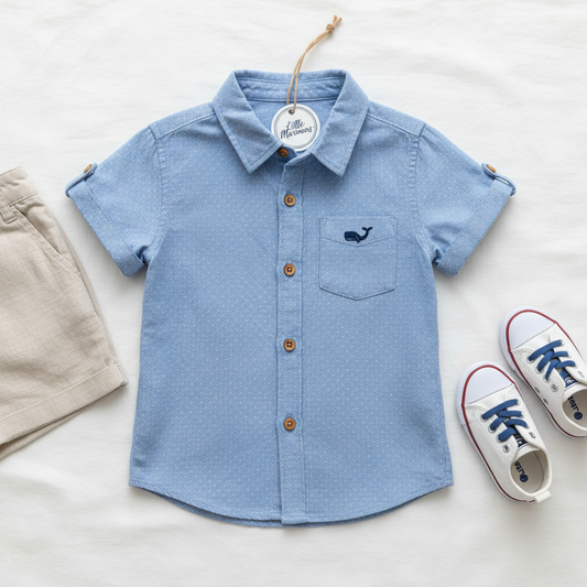 Kids' Casual Button-Down Shirt
