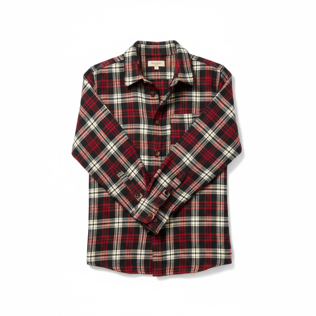 Flannel Plaid Casual Shirt