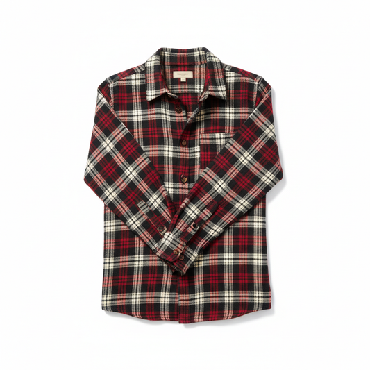 Flannel Plaid Casual Shirt