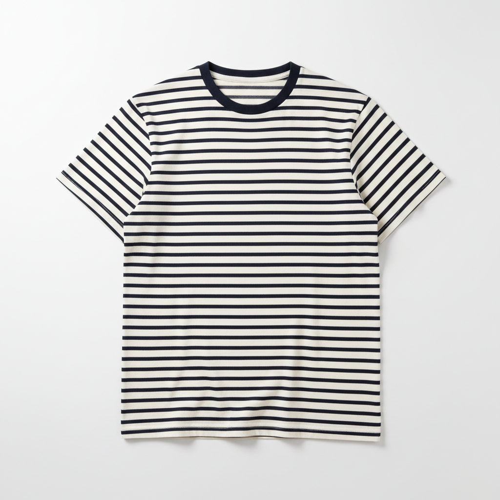Striped Crew Neck T-Shirt