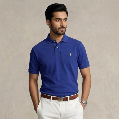 Fall Royal Ralph Lauren polo shirt flat lay